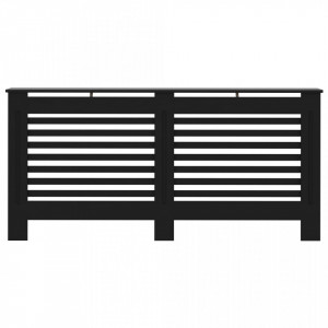 Masca de calorifer, negru, 172 x 19 x 81 cm, MDF - V288189V - Img 3