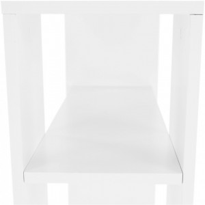 Măsuţă auxiliară, masă portabilă, cu roţi, albă, 60x24x70 cm - TP230198 - Img 14