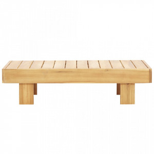 Masuta de cafea, 100 x 60 x 25 cm, lemn masiv de acacia - V47274V - Img 2