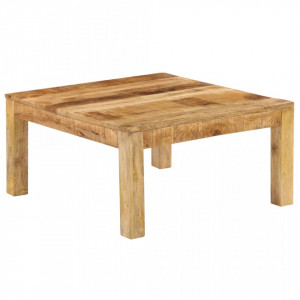 Masuta de cafea, 80 x 80 x 40 cm, lemn masiv de mango - V246701V - Img 2