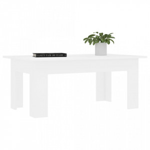 Masuta de cafea, alb, 100 x 60 x 42 cm, PAL - V801179V - Img 3