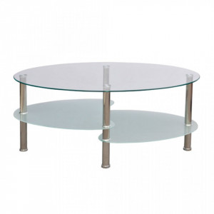 Masuta de cafea cu design exclusivist, alb - V240508V - Img 2
