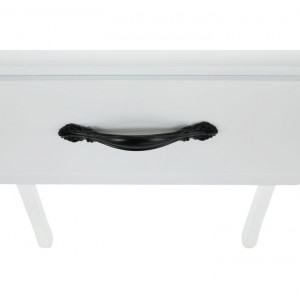 Măsuţă de toaletă cu scaun, alb, 72 cm - TP228273 - Img 6