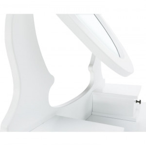 Măsuţă de toaletă cu scaun, alb, 72 cm - TP228273 - Img 12