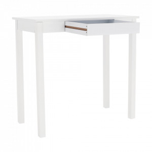 Măsuţă, masă tip consolă albă, 80x40x75 cm - TP277805 - Img 3