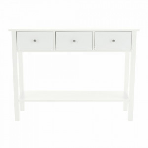 Măsuţă tip consolă, albă, 100x74x30 cm - TP251695 - Img 4
