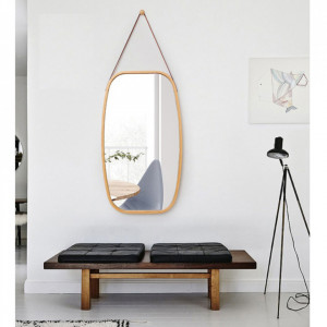 Oglindă de perete, bambus natural, 43x76 cm - TP228001 - Img 17