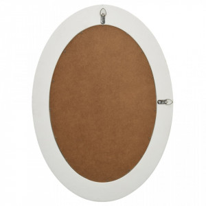 Oglinda de perete in stil baroc, alb, 50 x 70 cm - V320352V - Img 4