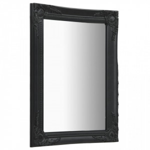 Oglinda de perete in stil baroc, negru, 50 x 80 cm - V320323V - Img 3