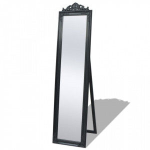 Oglinda verticala in stil baroc 160 x 40 cm negru - V243694V