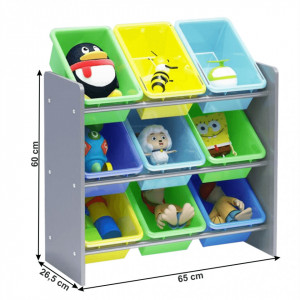 Organizator de jucării, multicolor și gri - TP274455 - Img 2