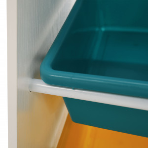 Organizator / raft pentru jucării, alb și multicolor - TP299192 - Img 12
