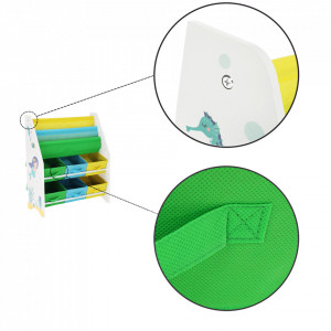 Organizator / raft pentru jucării, multicolor - TP291565 - Img 12