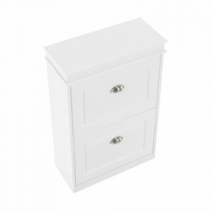 Pantofar, 2 compartimente, alb, 53x82x24 cm - TP257686 - Img 8