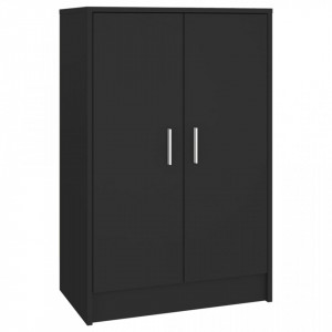 Pantofar, negru, 60x35x92 cm, PAL - V808928V