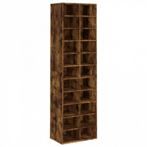 Pantofar, stejar fumuriu, 54x34x183 cm, lemn prelucrat - V815300V