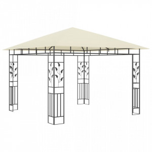 Pavilion cu plasă anti-țânțari, crem, 3x3x2,73 m, 180 g/m² - V47969V