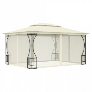 Pavilion cu plase, crem, 300 x 400 x 265 cm - V48596V - Img 2