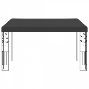 Pavilion de perete, antracit, 4 x 3 x 2,5 m - V48001V