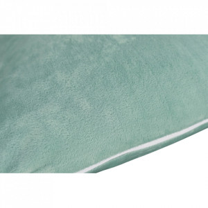 Pernă, material textil de catifea mentă, 45x45 cm - TP238745 - Img 2