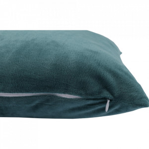 Pernă, material textil de catifea petrol, 45x45 cm - TP238762 - Img 10