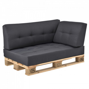 Perna sezut pentru mobilier paleti, 120 x 80 x 15 cm, gri inchis - P54694309 - Img 4