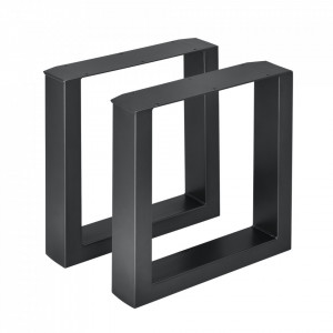Picioare masa, set 2 buc 40 x 43 cm, negru - P57353524 - Img 1