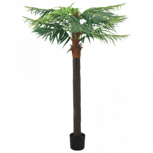 Plantă artificială palmier phoenix cu ghiveci, verde, 215 cm - V336310V - Img 2