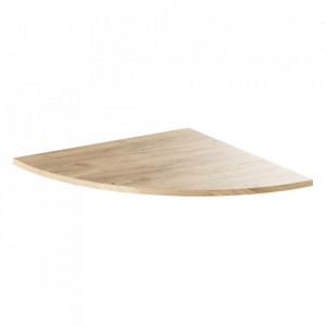 Raft de colţ pentru birou, living, hol, stejar, 80x80 cm - TP286479
