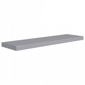 Rafturi de perete suspendate, 4 buc., gri, 90x23,5x3,8 cm, MDF - V323861V - Img 4