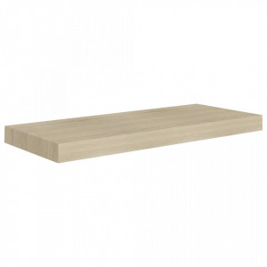 Rafturi de perete suspendate, 4 buc., stejar 60x23,5x3,8 cm MDF - V323876V - Img 4