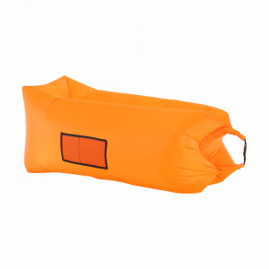 Sac podea, scaun gonflabil, portocaliu, 190 cm - TP279237 - Img 8