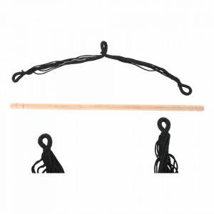 Scaun balansoar suspendabil, leagăn agăţat, gri, 100x130x55 cm - TP267825 - Img 6