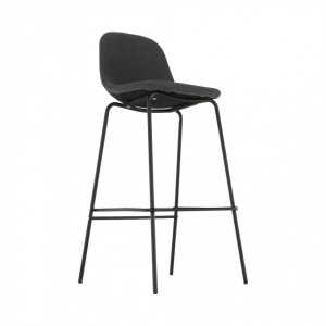 Scaun bar, material textil gri închis/metal - TP295302 - Img 18