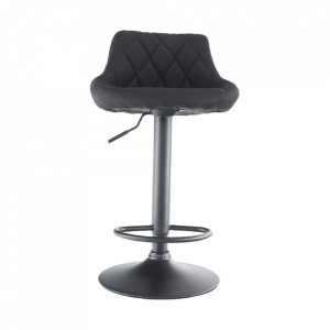 Scaun bar, material textil negru - TP206806 - Img 20