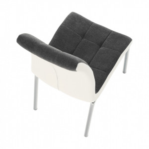 Scaun bucătărie, gri închis/alb - TP203810 - Img 12