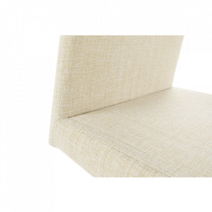 Scaun bucătărie, material textil bej/crom - TP182177 - Img 3