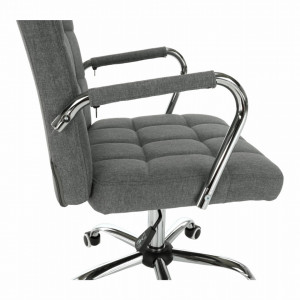 Scaun de birou, gri, 50,5x64x92,5-102,5 cm - TP235882 - Img 19