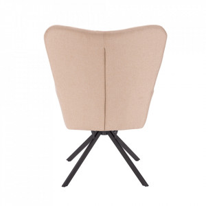 Scaun de design ţesătură bej - TP265013 - Img 5
