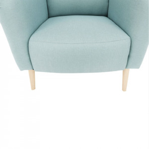 Scaun de design, ţesătură mentol/model - TP223733 - Img 5