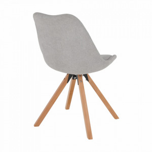 Scaun, material textil gri/lemn fag - TP202572 - Img 13