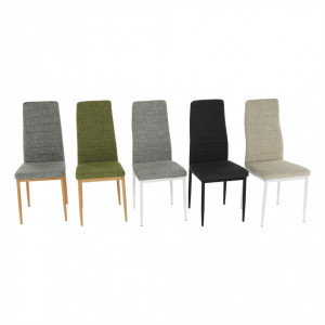 Scaun, material textil verde/cadru metalic fag - TP201240 - Img 16