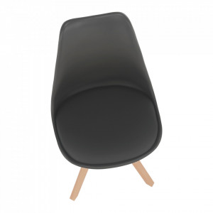 Scaun pivotant elegant, gri închis - TP288202 - Img 14