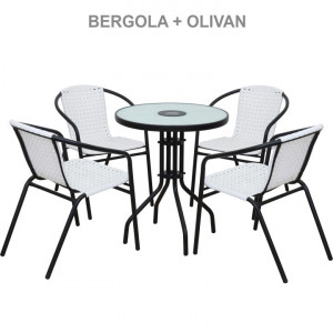 Scaun stivuibil, negru și alb, 53x73x60 - TP194799 - Img 19