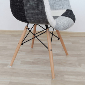 Scaun, ţesătură patchwork/fag - TP228664 - Img 14