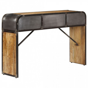 Servanta, 120 x 30 x 75 cm, lemn masiv de mango - V247805V - Img 3