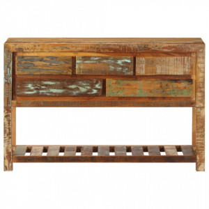 Servanta, 120 x 30 x 75 cm, lemn masiv reciclat - V247478V - Img 2