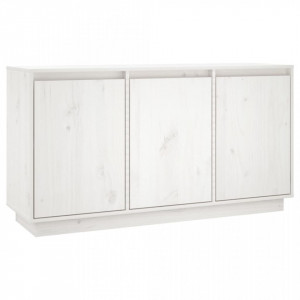 Servantă, alb, 111x34x60 cm, lemn masiv de pin - V813810V - Img 1