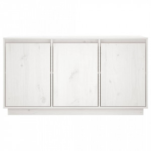 Servantă, alb, 111x34x60 cm, lemn masiv de pin - V813810V - Img 3
