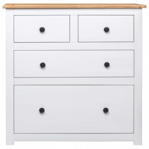 Servanta, alb, 80 x 40 x 83 cm, lemn de pin - V282657V - Img 4